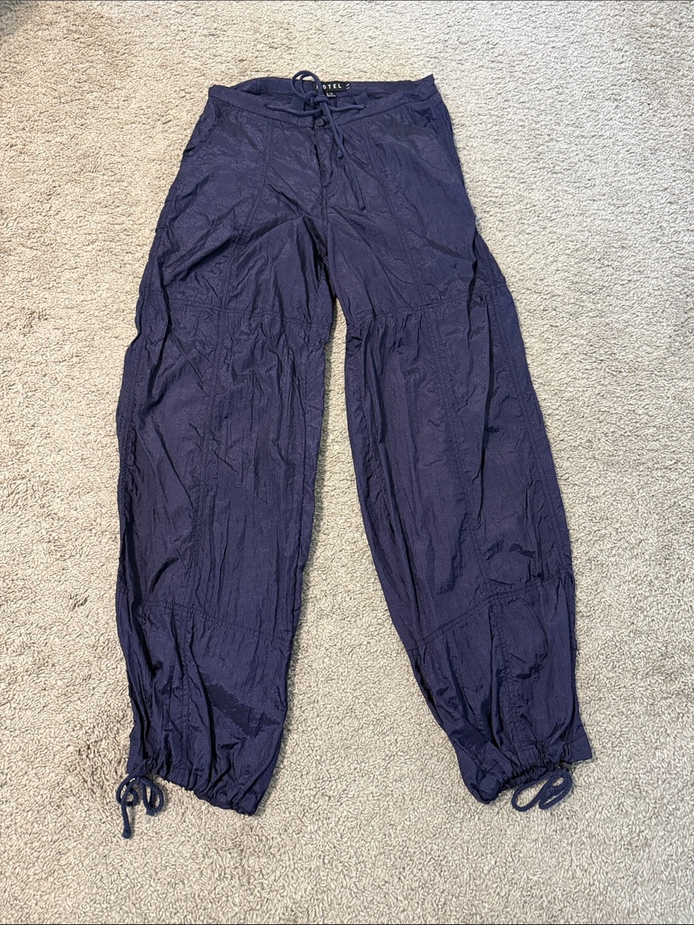 Motel Deep Purple Drawstring Track Joggers